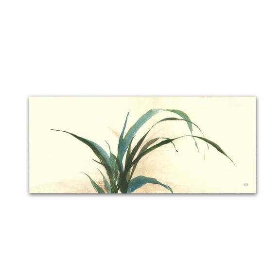 Trademark Fine Art 'Horizontal Grass I' Canvas Art by Chris Paschke