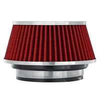 Spectre Universal Clamp-On Air Filter: High Performance, Washable Filter: Round Tapered; 3 in/3.5 in/4 in Flange ID; 2.625 in (67 mm) Height; 6 in (152 mm) Base; 4.75 in (121 mm) Top, SPE-8162