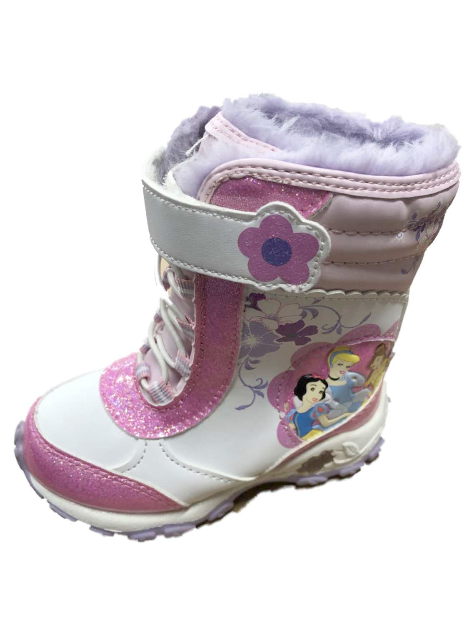 Toddler Girls Disney Princess Winter Snow Boots 6T 