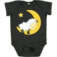 thumbnail image 3 of Inktastic Cute Sheep, Sleeping Sheep, Moon, Stars, Sleepy Boys or Girls Baby Bodysuit, 3 of 5