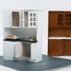 thumbnail image 5 of Armarios de cocina Dollhouse Kitchen, comedor, escala 1/12, 5 of 5