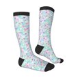 thumbnail image 3 of Picia Women Crew Soft Moisture-wicking Socks Sequins Pattern Design Cotton Socks, One Size fit All, 3 of 9