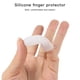 thumbnail image 2 of Vogacara Dedo alargado Guante de dedo Gel de sílice Cubierta de cuna de dedo Protector de dedo flexible Protección de la piel uno, 2 of 6