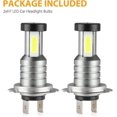 thumbnail image 2 of 2Pack H7 LED Headlight Bulbs Kit High Low Beam 30000LM Super Bright 6000K Cool White for Boat, RV, Auto Car Backup-light, Tail light, Day Running Ligh, 2 of 5