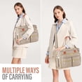 thumbnail image 7 of Gocvo Large Capacity Womens Work Bag Multi-functional Teacher Tote Bag with Laptop Compartment Office Work Tote Bag, Khaki, 7 of 7