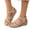 Beige, variant on Wedge Sandals for Women Comfortable Orthopedic Sandals Dressy Summer Arch Support Walking Shoes