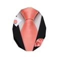 thumbnail image 1 of Set de Corbata Barry.Wang a Cuadros con Pañuelo, 1 of 6