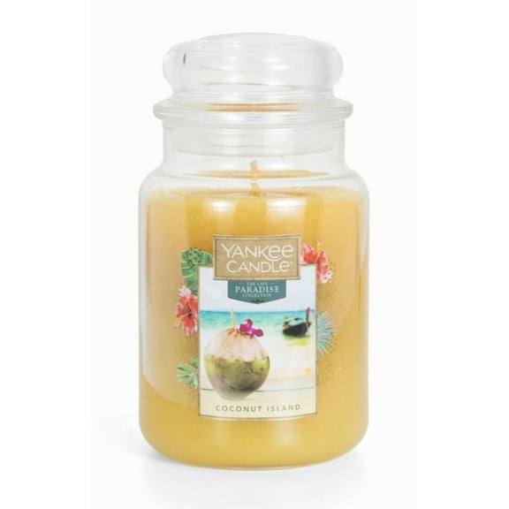Yankee Candle Last Paradise Collection - Coconut Island - Large Original Jar Candle