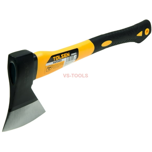Carbon Steel 21oz 600g Hatchet Axe Fiberglass Body Rubberized Handle