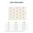 thumbnail image 5 of Yiaed Wheat Print Blanket Throw Blanket Soft Cozy Flannel Blanket for Home Bed Sofa Couch Chair-60"x50", 5 of 6