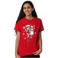 thumbnail image 4 of Cute Betty Boop Christmas Holiday Women's Graphic T Shirt Tees Brisco Brands X, 4 of 6