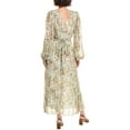 thumbnail image 2 of Rebecca Taylor womens  Floral Midi Dress, 2, Green, 2 of 3