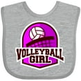 thumbnail image 3 of Inktastic Volleyball Girl Girls Baby Bib, 3 of 4