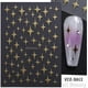 thumbnail image 3 of 4 Sheets Sun Star Nail Art Stickers Bronzing Moon Nail Decals 3D Self-Adhesive Heart Nail Stickers Rose Gold Sliver Starlight Moon Star Nail Designs S, 3 of 4