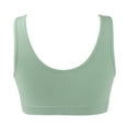 thumbnail image 2 of Quealent Maternity Bra Plus Size Nursing Bra Wireless Bra Women's Sleeping Maternity Bra Breastfeeding Bra (Green,3XL), 2 of 3