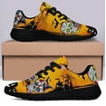 thumbnail image 3 of Three Skulls Halloween Shoes Sneakers for Women Men Black Size 7.5, 3 of 7