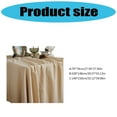 thumbnail image 5 of YongCo Natural Fiber Cotton Linen Tablecloth For Farmhouses Wedding Birthday Decors, 5 of 17