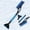 Blue, variant on Snow Brush And Ice Scrapers For Car Windshield,Scratch-Free Bristle Head Pvc Snow Brush,Foam Grip Window Snow Scraper Snow Removal Tool With Aluminum Body For Truck For Car