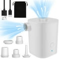 thumbnail image 1 of Portable Air Pump with 5 Nozzles 2500mAh USB Rechargeable Electric Mini Air Pump 30000rpm Wireless Mini Inflator Air Pump Tiny Portable Pump with Overheat Protection, 1 of 11