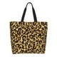 thumbnail image 1 of Fotbe Gold Glitter Leopard Bolsa Tote Estética de Lona con Estampado para Mujer - Bolsa Reutilizable de Hombro Casual para Vacaciones, Compras, Trabajo y Gimnasio, 1 of 8