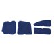thumbnail image 2 of Kit de herramientas de calafateo de 4 Uds removedor de bordes Ndcxsfigh sellador de juntas rascador herramientas manuales azules, 2 of 6