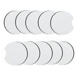 thumbnail image 1 of 10 Pcs Bricolage Graphiques Sublimation Tasse Sous-Verres Blancs Forme de Coeur Carré Rond, 1 of 4