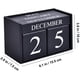 thumbnail image 3 of Calendario de bloques de escritorio de madera - Pantalla de fecha de mes de bloque perpetuo Decoración de oficina en casa Fokelyi CZBG-HQ10-1, 3 of 4