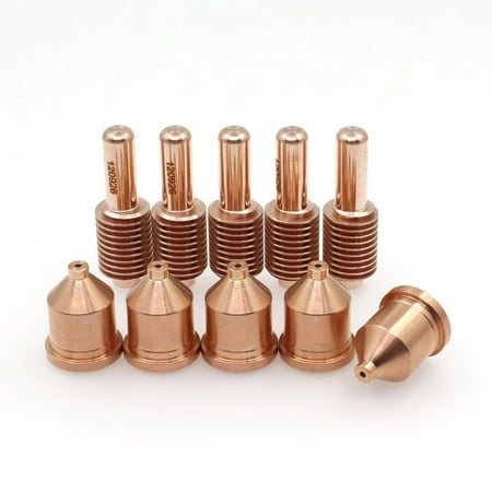 

Cogfs 10 Pcs Electrodes120926 Nozzles Torch Tips 60A 120931 for 1250 Plasma Cutter