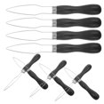 thumbnail image 1 of FONDOTIN 10Pcs Button Helper Tool for Elderly Black Ergonomic Design for Simple One Hand Buttoning, 1 of 7