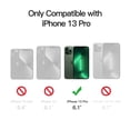 thumbnail image 2 of JETech Magnetic Case for iPhone 13 Pro 6.1-Inch, Compatible with MagSafe, Translucent Matte Back Camera Lens Full Protection Slim Shockproof Phone Cover (Midnight Green), 2 of 6