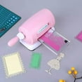 thumbnail image 4 of segolike Machine de Découpe de Papier Machine de Découpe à Matrice Machine d'Embossage Carte Bricolage Rose, 4 of 9