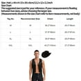 thumbnail image 5 of TiaoBug Men's Western Cowboy Cosplay Costume Tassel Rivets Waistcoat with Wide Brim Hats Sets Brown XL, 5 of 5