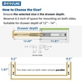 thumbnail image 2 of Heavy Duty Drawer Slides (mm Width-Without Lock, ), 2 of 6