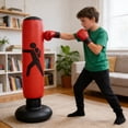 thumbnail image 3 of ERK 1Pcs Inflatable Punching For Adults And Kids With Stand Base Heavy Duty Training For Fitness Boxing MMA, 3 of 4