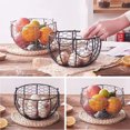 thumbnail image 2 of 1 cesta de almacenamiento de huevos, cesta de hierro, cesta para huevos, contenedor para patatas y ajos, cesta para frutas, 2 of 9