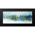 thumbnail image 2 of Herrera, Leticia 24x12 Black Modern Framed Museum Art Print Titled - Aqua Azul, 2 of 5