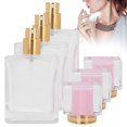thumbnail image 4 of Botella de perfume Sonew, vidrio recargable, 50 ml (3 unidades), color rosa, 4 of 8