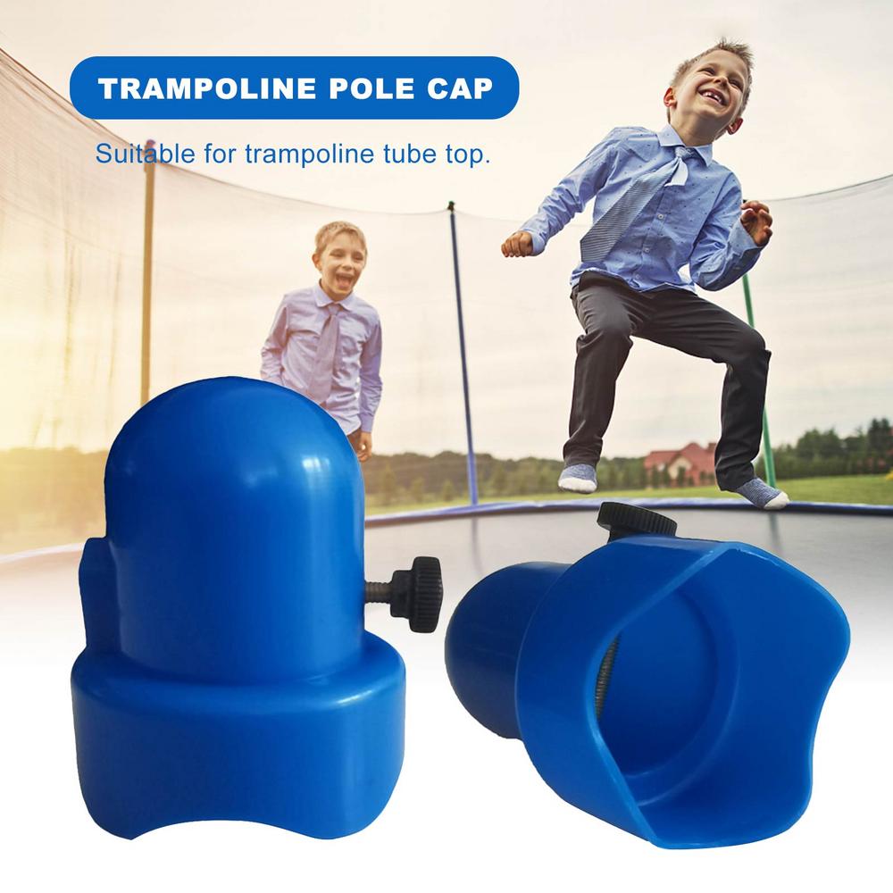 Plastic Trampoline Pole Cap Steel Tube Top Cover Sturdy Top Caps