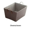 thumbnail image 4 of Toystoory Cesta de almacenamiento Rectangular apilable Papelera de tela Caja organizadora de artículos diversos para el hogar Sala de estar Almacenamiento y organización del hogar champán 45x35x25cm, 4 of 6