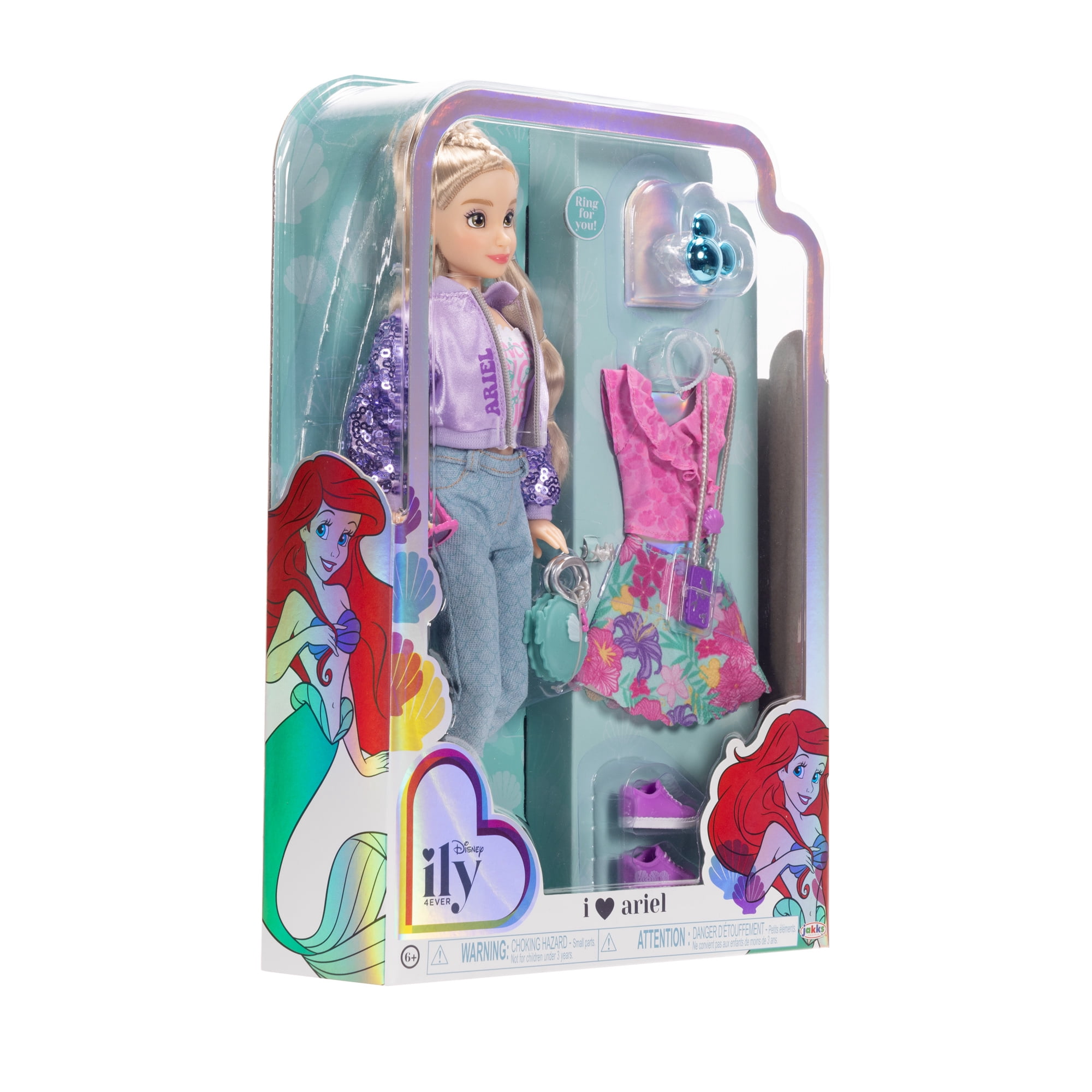 Disney Ily 4EVER I Love Ariel 12 inch Fashion Forward Doll with 2 Gorgeous Fashion Outfits
