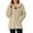 Beige Jackets, variant on Womens Fleece Hoodies Jacket Full Zip Up Hooded Coats Soft Cozy Everyday Jackets Lightweight Winter Outerwear with Pockets Orange S