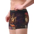thumbnail image 2 of Fuzoiu Butterfly Sitting on a Flower Print Men's Ultra Breathable Underwear,No Riding Up Boxer Briefs with ComfortFlexible Waistband-Medium, 2 of 5