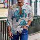 thumbnail image 2 of Nueva camiseta de manga larga con cuello levantado y estampado informal a la moda para hombre, camiseta de manga larga, blusa Pompotops oipoqjl34542, 2 of 5