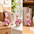 thumbnail image 2 of Bomd 7 Inch Desk Goose Outfit, Festive Clothes & Accessories for Desktop Goose Statues, Party Hat, Bow Tie And Birthday Banner, for Office, Home Table Decor And Birthday Gifts,Pink, 2 of 5