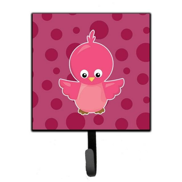 Oiseau en Laisse Ou Porte-Clés Rose