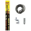 NEW FIRESTIK 2 FS3 B 3FT BLACK CB ANTENNA, DS 18FT RG8X COAX, MOUNT & SPRING