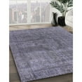 thumbnail image 3 of Ahgly Company Machine Washable Indoor Rectangle Industrial Modern Grape Purple Area Rugs, 6' x 9', 3 of 7