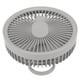 thumbnail image 4 of Ventilador de techo con luz nocturna para exteriores 2 en 1, ventilador LED portátil con carga USB para el hogar, coche, oficina, escritorio, Camping, viajes, gris, 4 of 12