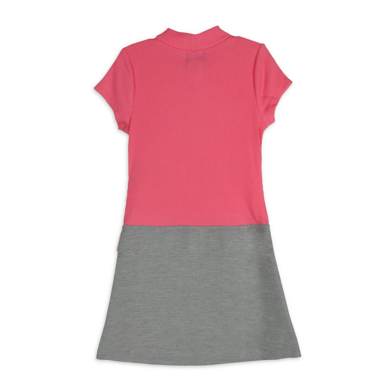 Miss Behave Girls NATHASHA Cutout T-Shirt Dress - 16 (XXLarge) / Pink