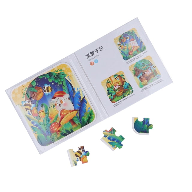 Rompecabezas para niños Rompecabezas magnético para niños Rompecabezas de juguete Rompecabezas de dibujos animados Experiencia incomparable Jadeshay A